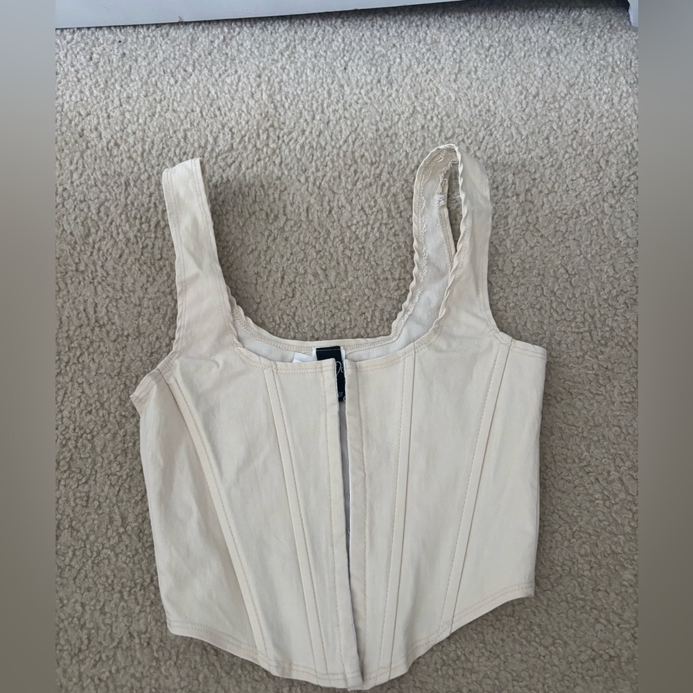 Elegant Cream Women's Corsette